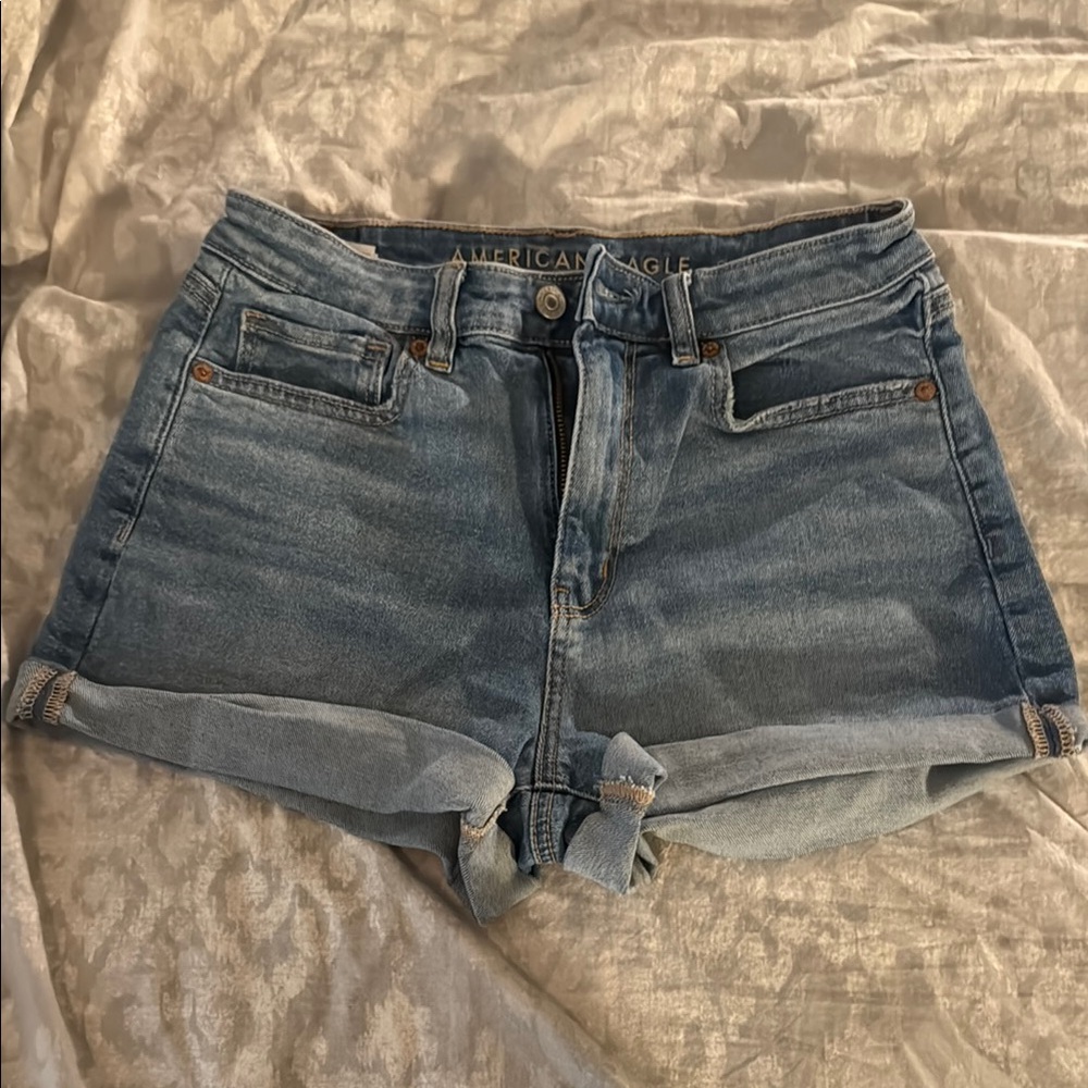 American Eagle Outfitters Light Blue Jean Shorts